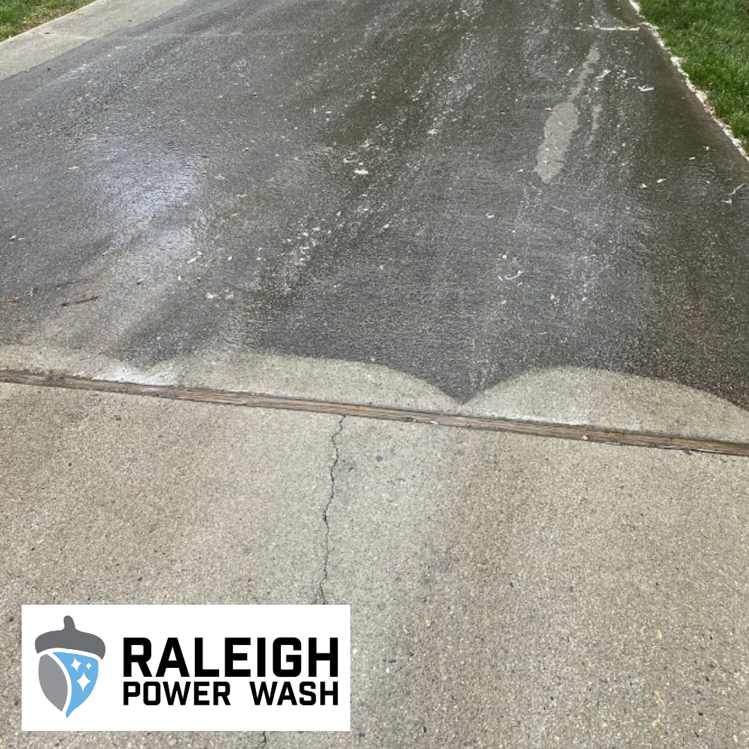 Pressure Washing Concrete driveway
